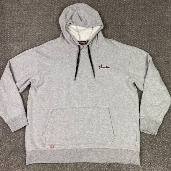 Grundens Hoodie Men's XL Gray Displacement DWR Heavy Duty Warm Water Repellent - Picture 2 of 14